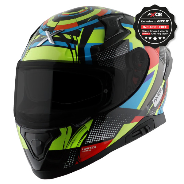 Axor Axor apex full face helmet - vivid graphic - large